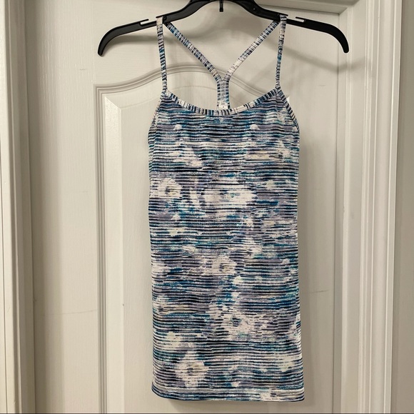 lululemon athletica Tops - Lululemon Colorful T-Back Tank Top @